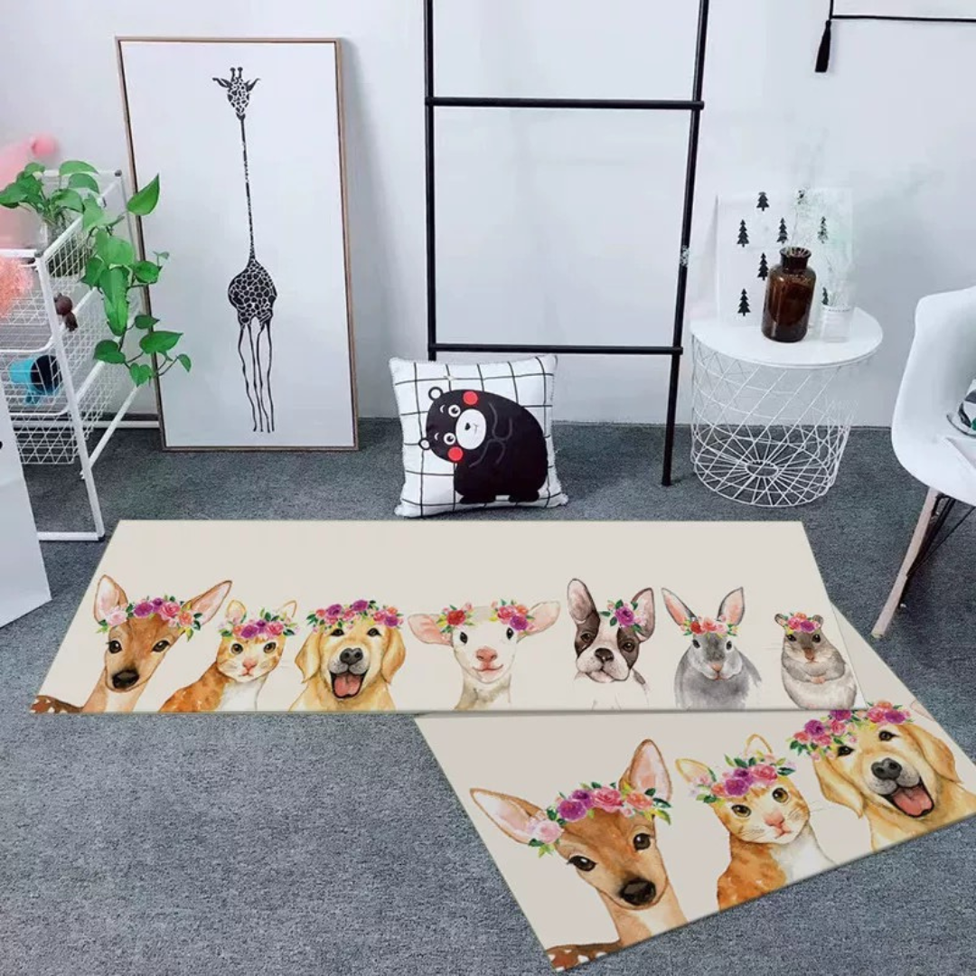 2PCs 50cm x80 & 160cm Kitchen Carpet Floor Mat EASY CARE