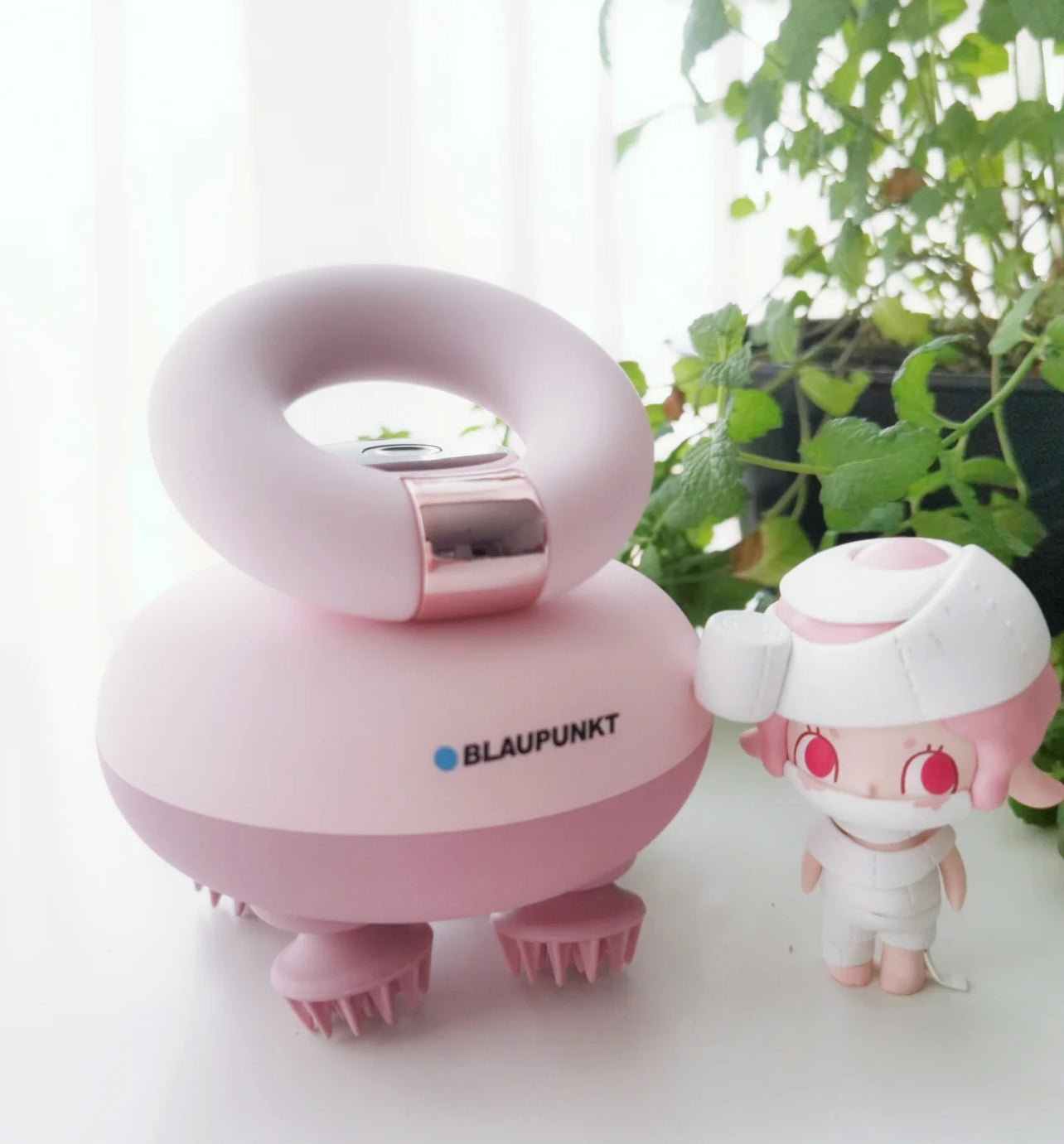 Blaupunkt 猫咪按摩器 蓝宝石粉色 头发头皮按摩器 德国