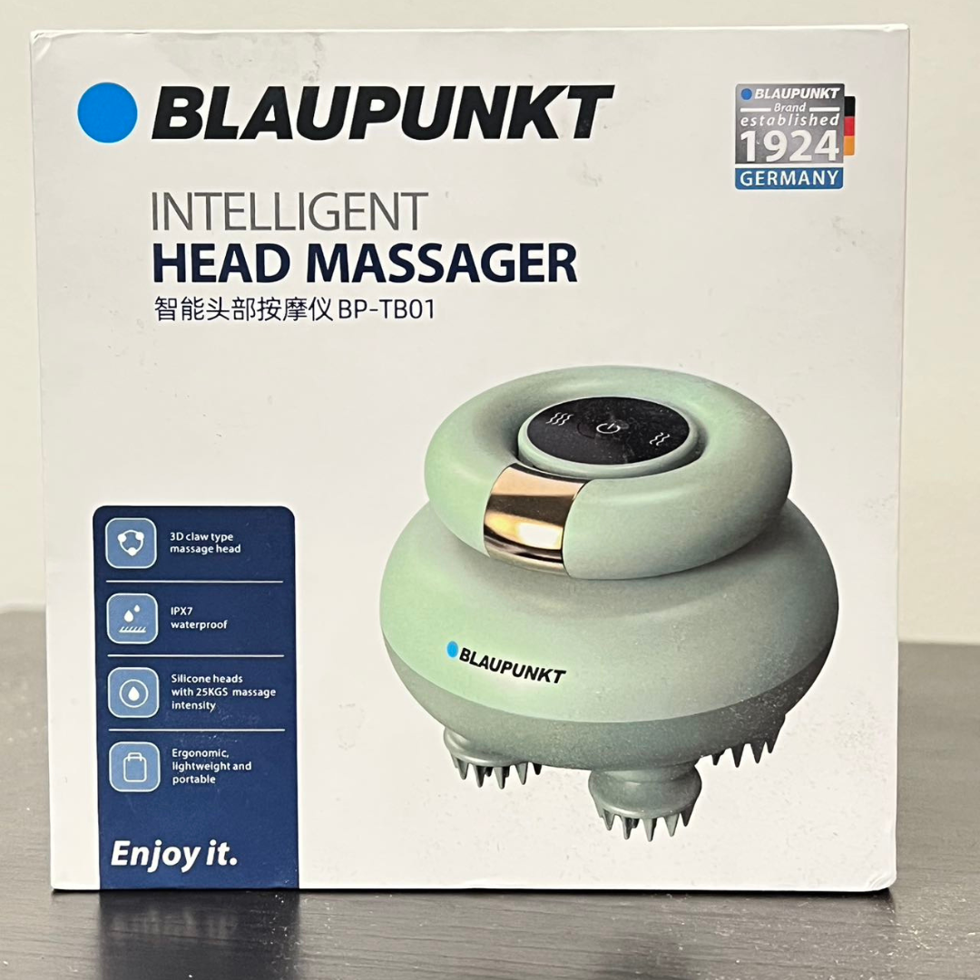 Blaupunkt Cat Massager Sapphire Green Hair Scalp Massage Designed In Germany