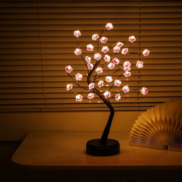 Cherry Blossom Leaf Tree Light with usb charger