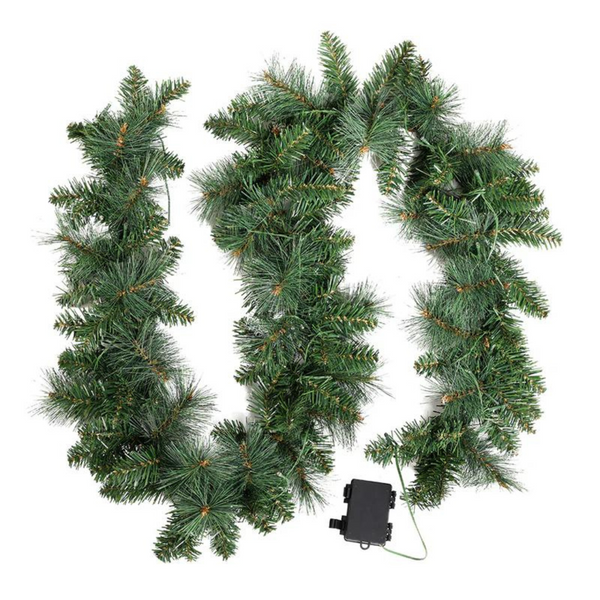 1.8 米圣诞花环,带 LED 灯派对雪花圣诞节 Jingle Jollys 出品
