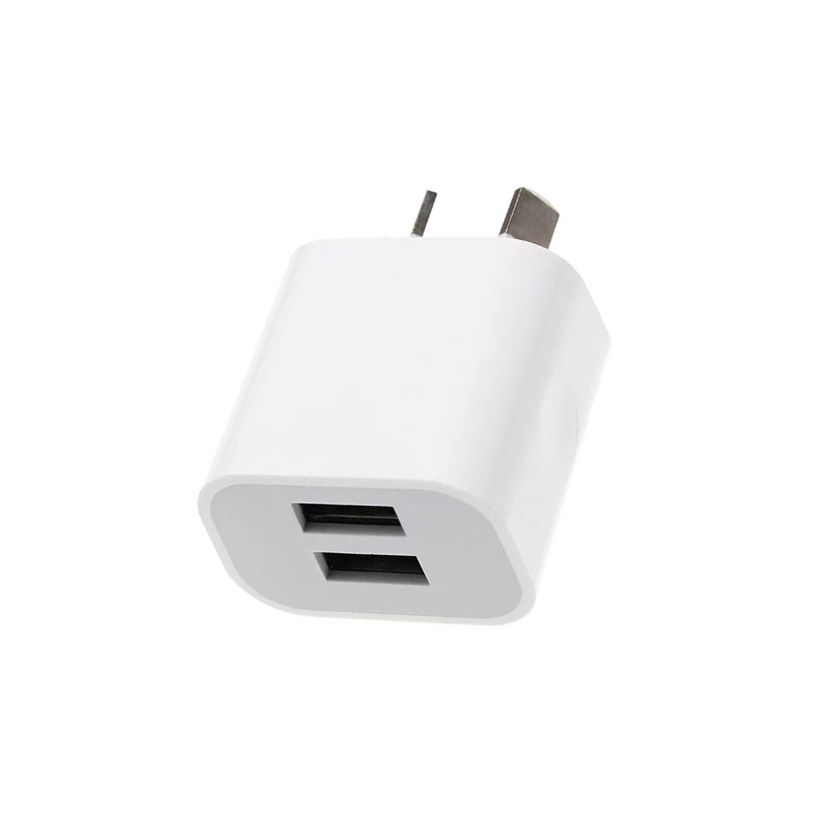 双 USB 通用旅行 5V 2A 壁式充电器电源适配器 澳大利亚插头手机交流电
