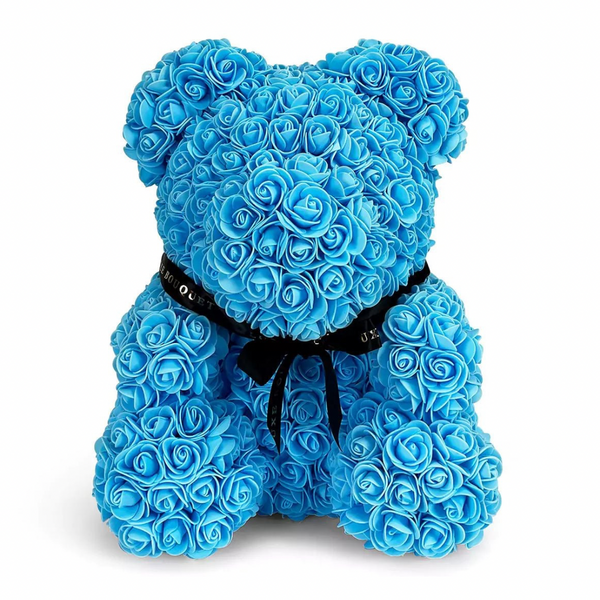40cm Blue Bear By LUXE BOUQUET