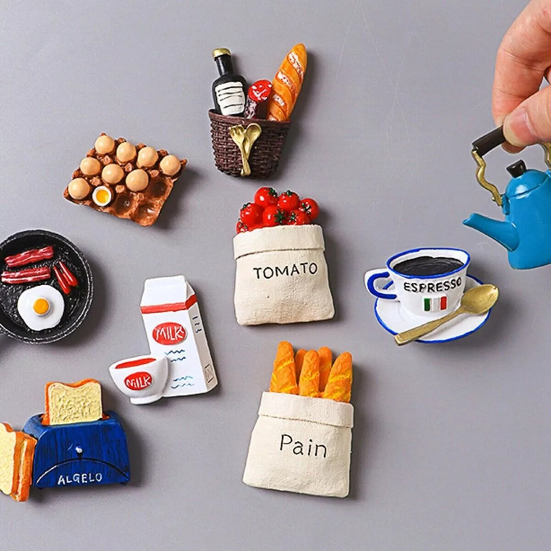 Creative Fridge Magnet 3D Resin Kitchen Magnetic Home Docor