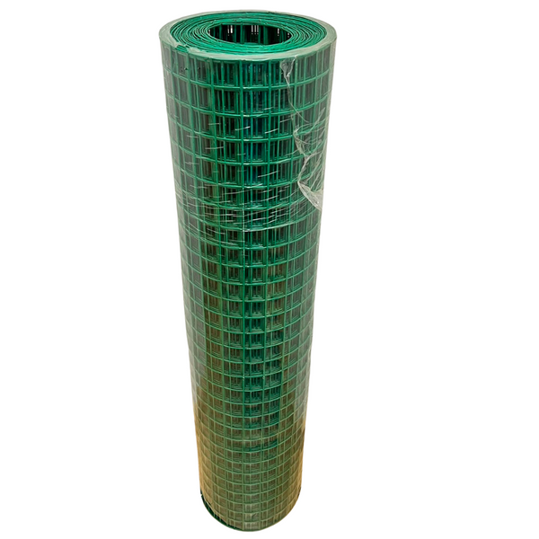 Plastic Garden Fencing 18m x1m Roll PVC Coated Fence Mesh Artificial Grass Grid