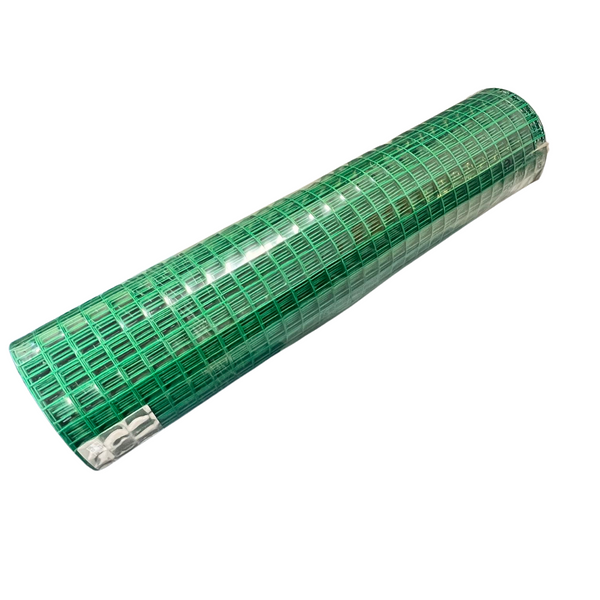 Plastic Garden Fencing 18m x1m Roll PVC Coated Fence Mesh Artificial Grass Grid