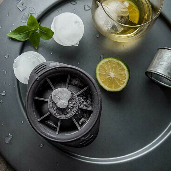 Susliving Fifty Shade of Grey Old Fashioned Cocktail Ice Ball Maker Mould Set Of 3