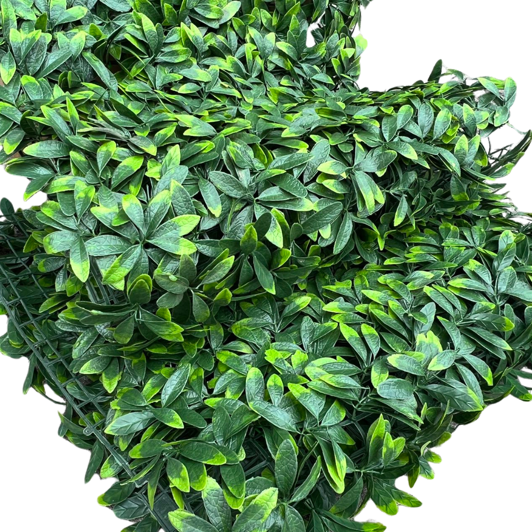 Susliving Tall Mandarin Leaves Faux Vertical Garden Wall Panel 200cm by 60cm