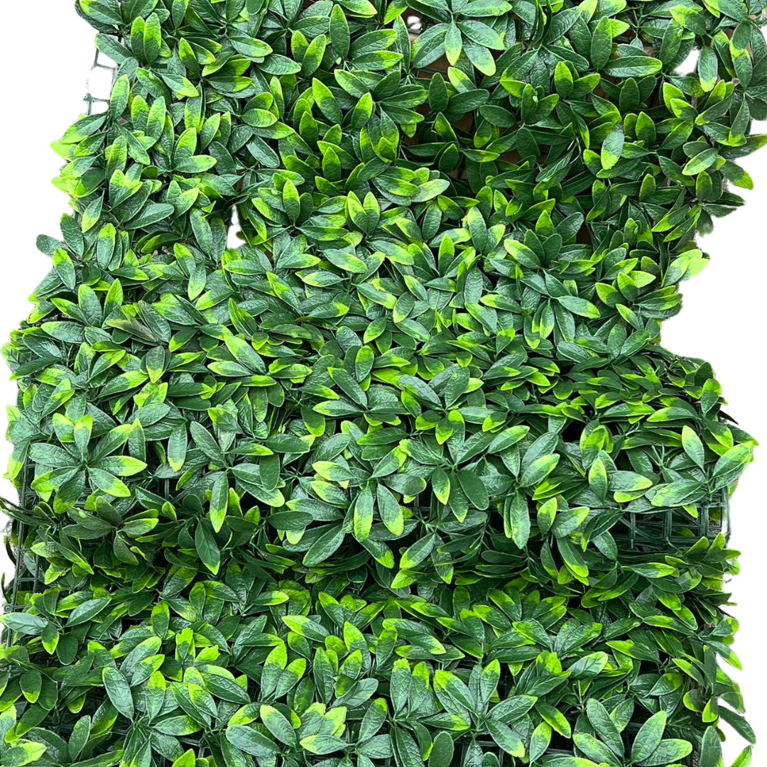 Susliving Tall Mandarin Leaves Faux Vertical Garden Wall Panel 200cm by 60cm