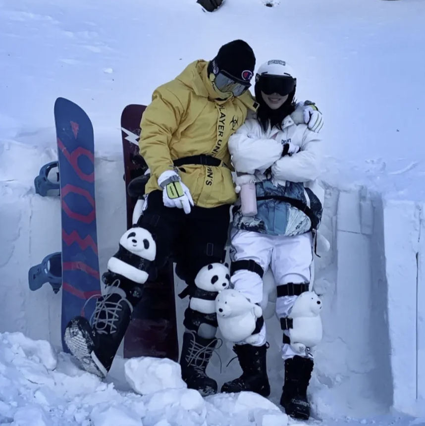 Susliving Snowboarding Winter Sport Knee Support Soft Panda Hip Protector
