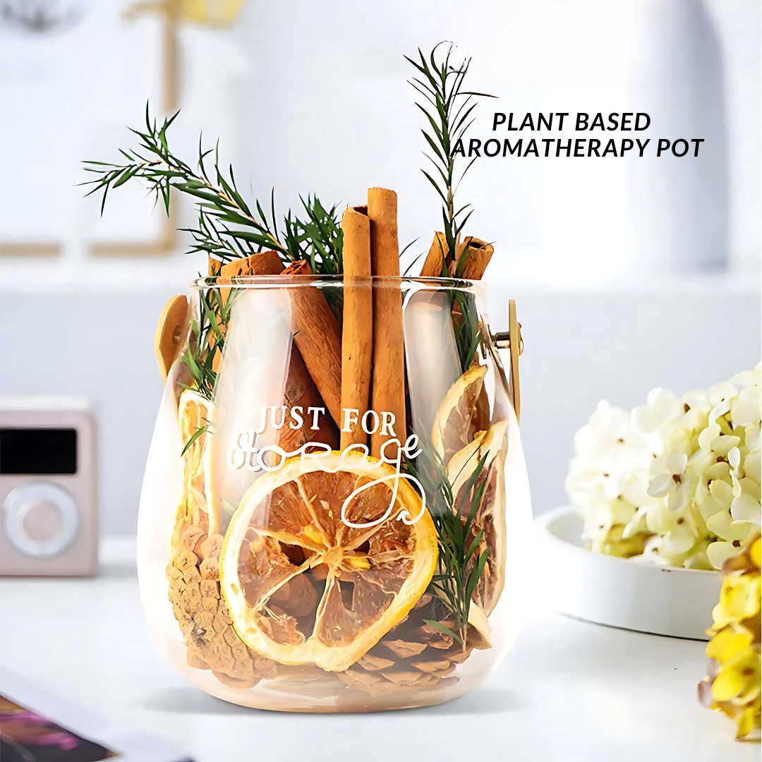 Susliving Dried Foliage Pinecones Eucalyptus Lemon Cinnamon Décor Home Aromatherapy