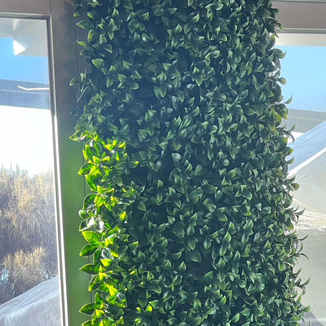 Susliving Tall Mandarin Leaves Faux Vertical Garden Wall Panel 200cm by 60cm