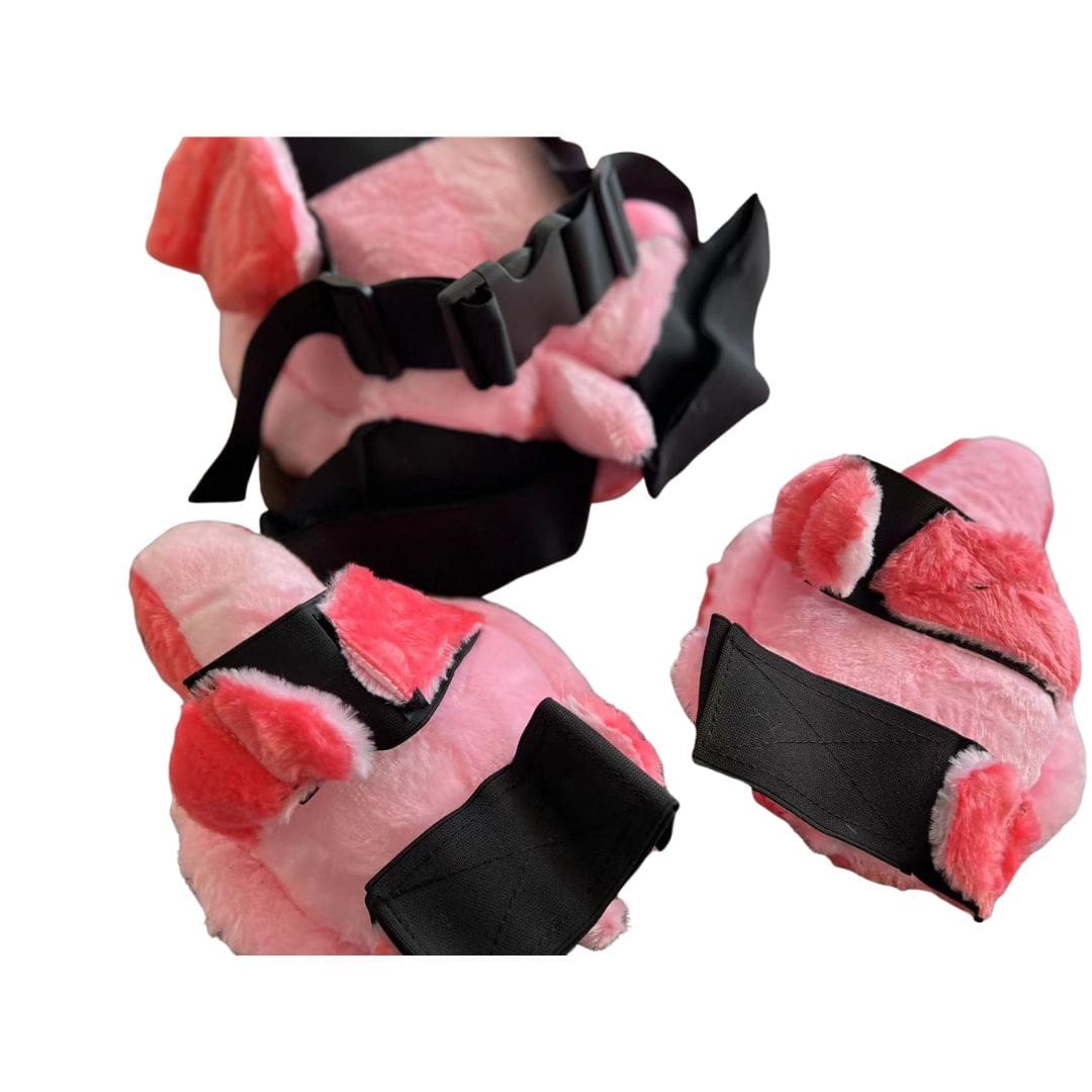 3 PCs Snowboarding Snow Turtle Knee Support Hip Protector- Pink-Children