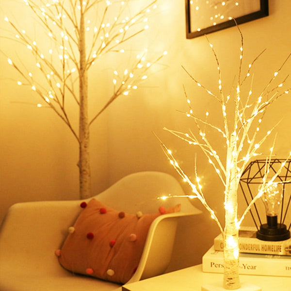 White Birch LED Illuminated Xmas Christmas Branch Tree Home Decor