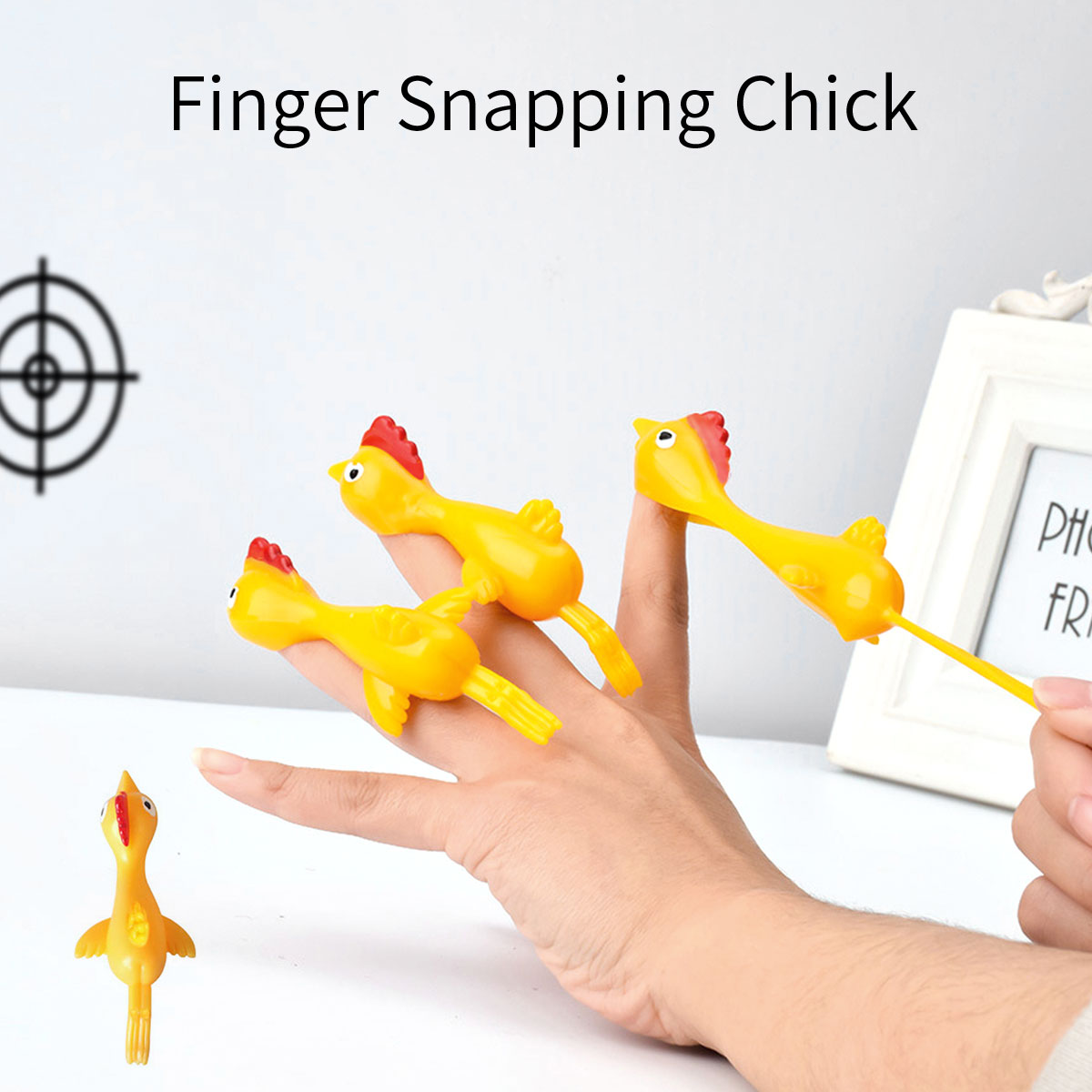 5Pcs Stretchy Fidget Flying Chicken Turkey Party Fillers Gift Sticky ADHD Toy AU - Gadget arcade