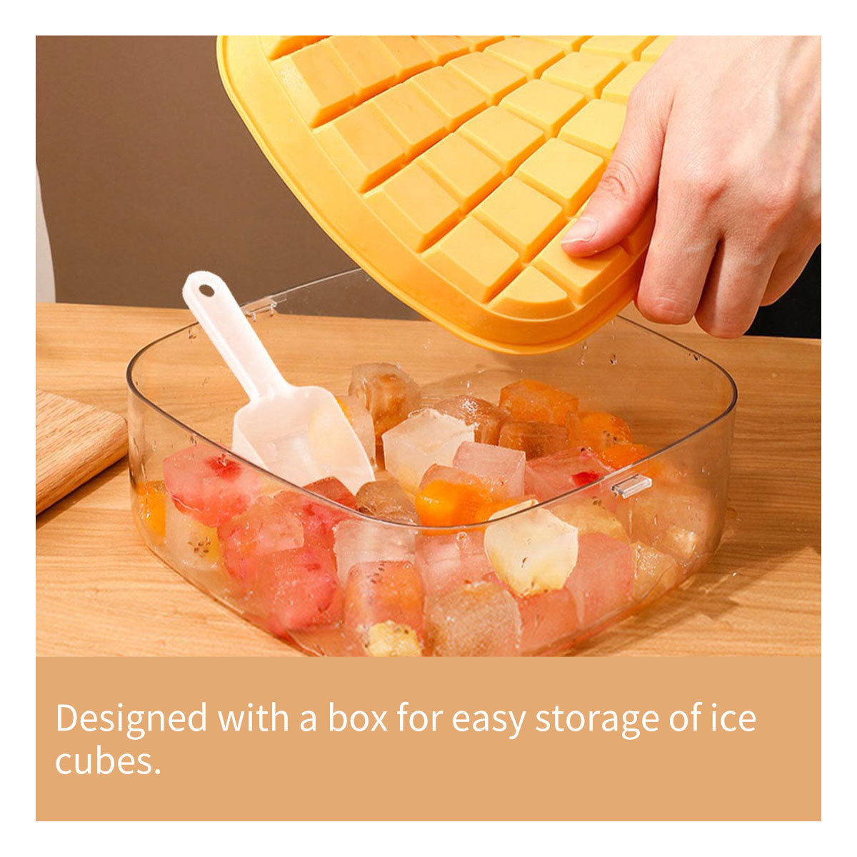 Ice Cube Mould Ball Whiskey Sphere Jelly Silicone Maker WIth Storage & Shovel AU - Gadget arcade