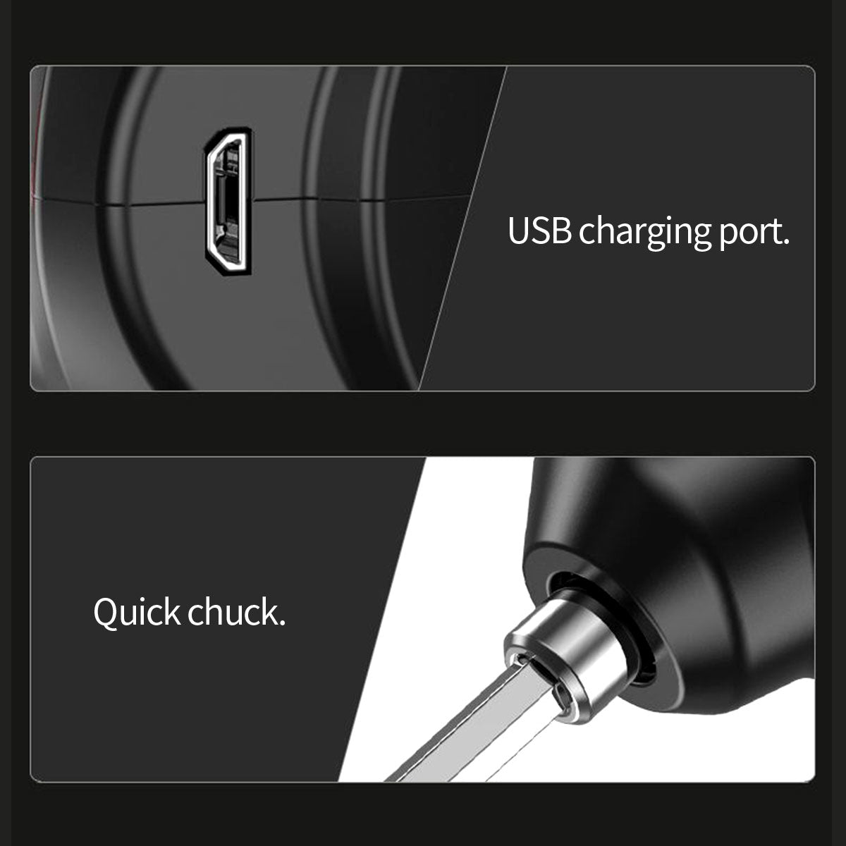 48Pcs 4.2V Rechargeable USB Cordless Screwdriver Electric Tool Set Screw Driver - Gadget arcade