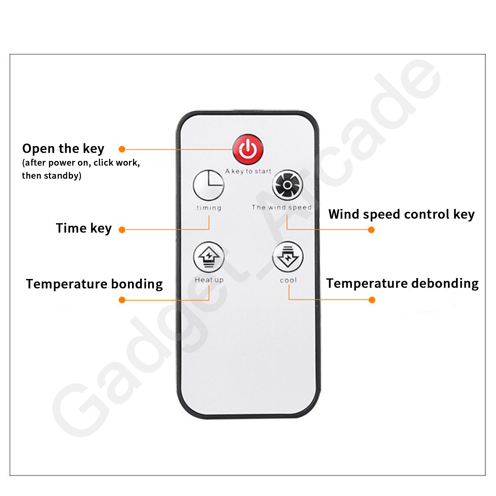 Mini Electric Flame Heater Warm Radiator Air Blower Home Remote Control Portable - Gadget arcade