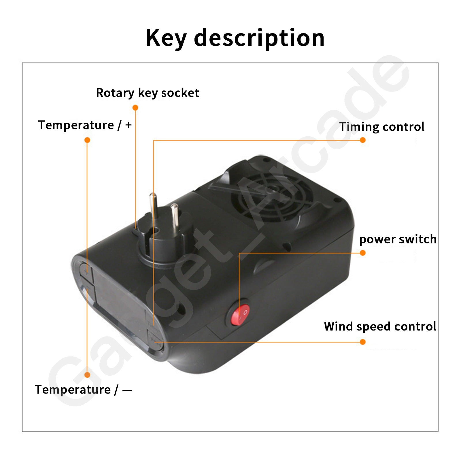 Mini Electric Flame Heater Warm Radiator Air Blower Home Remote Control Portable - Gadget arcade