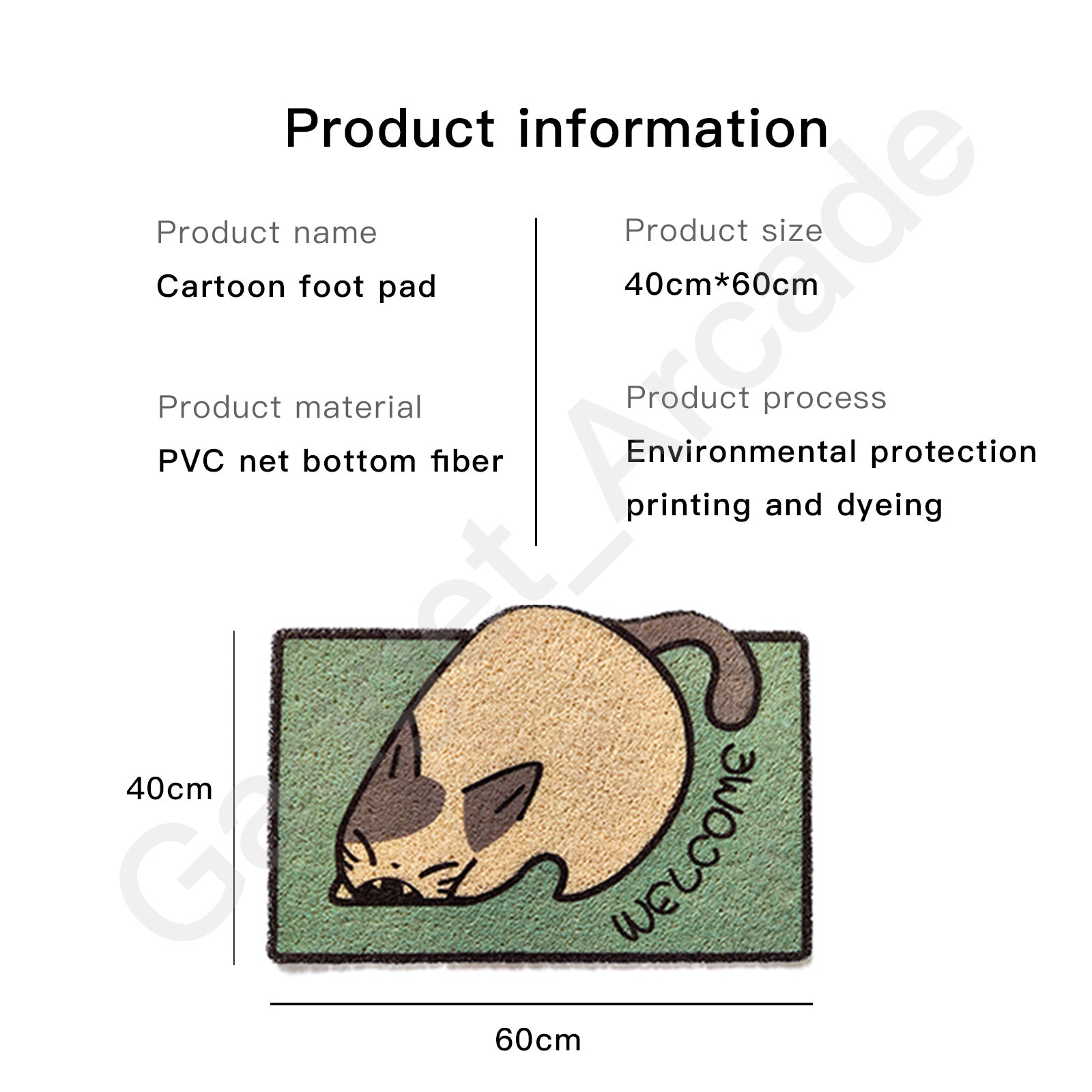 Anti Slip PVC Creative Shower Bathroom Door Mats - Gadget arcade