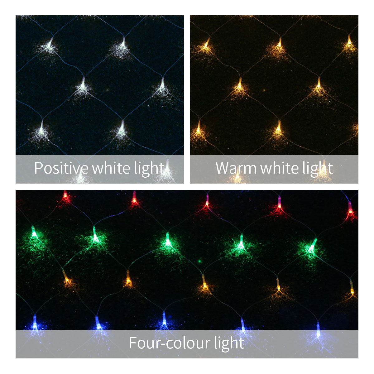 LED String Fairy Lights Net Mesh Curtain Xmas Wedding Party Garden Decor Outdoor - Gadget arcade