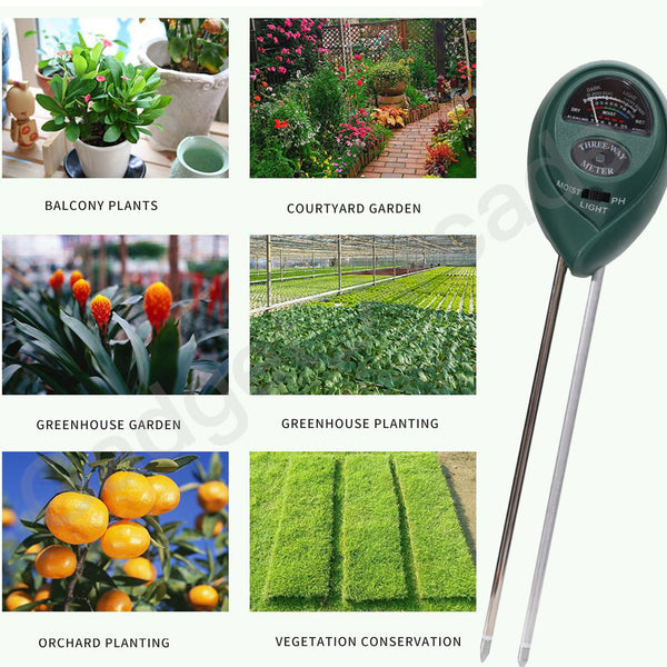 3 in 1 Soil PH Water Moisture Tester - Gadget arcade