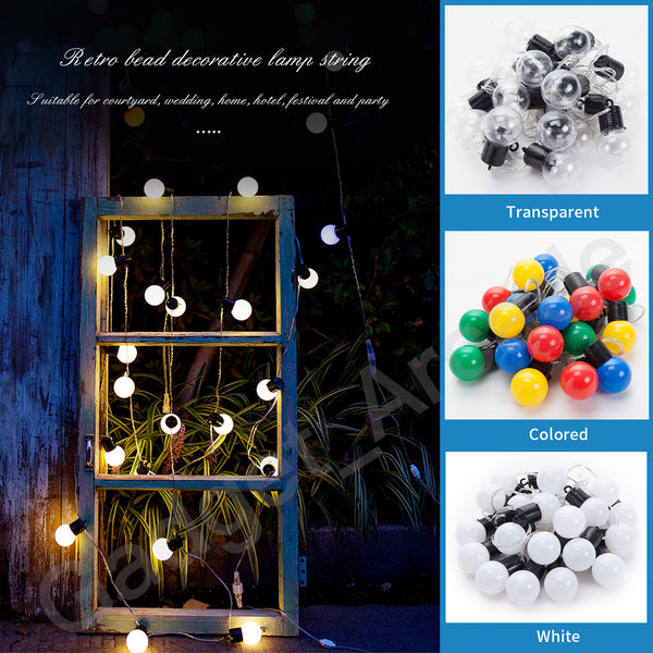 G40 Bulbs LED Light String Wedding Party Outdoor Waterproof Retro Decoration - Gadget arcade