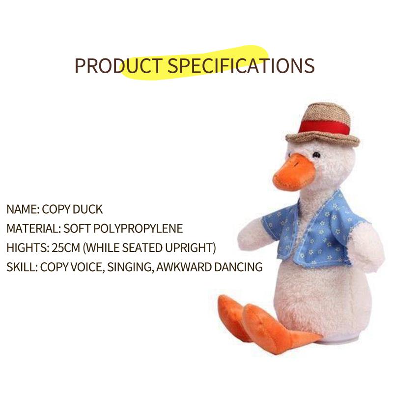 Repeater Copy Duck Singing Toy - Gadget arcade