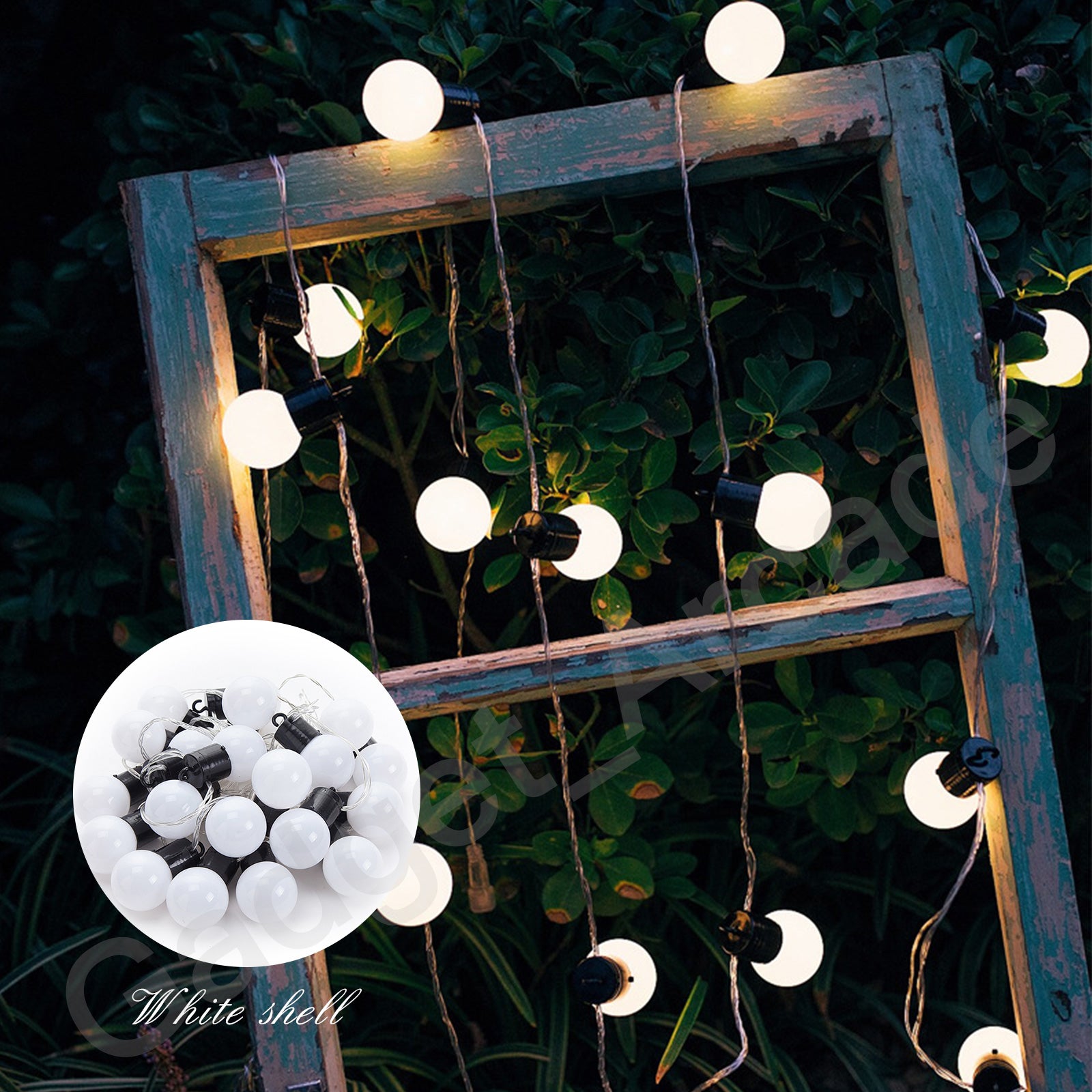 G40 Bulbs LED Light String Wedding Party Outdoor Waterproof Retro Decoration - Gadget arcade