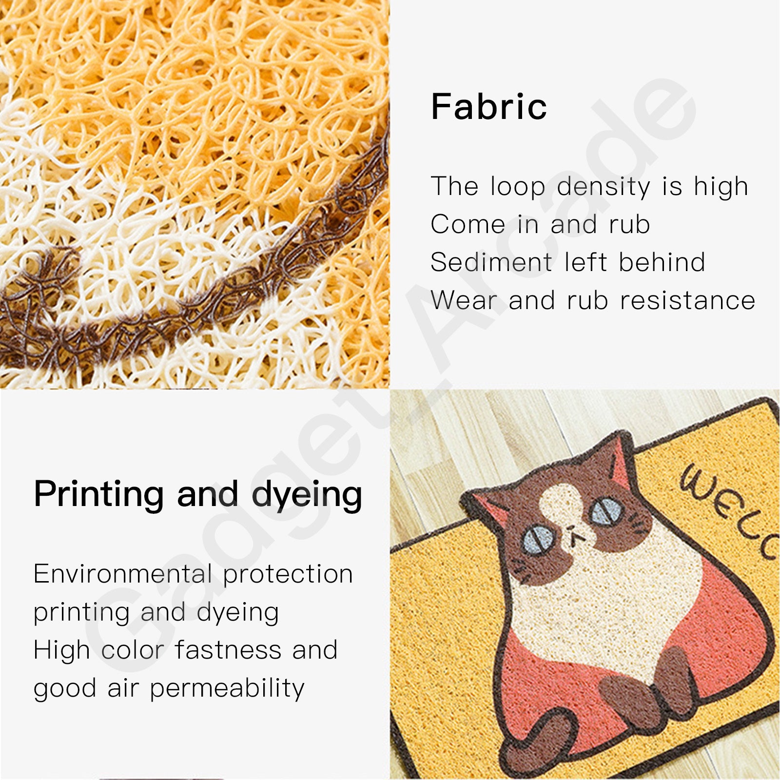 Anti Slip PVC Creative Shower Bathroom Door Mats - Gadget arcade