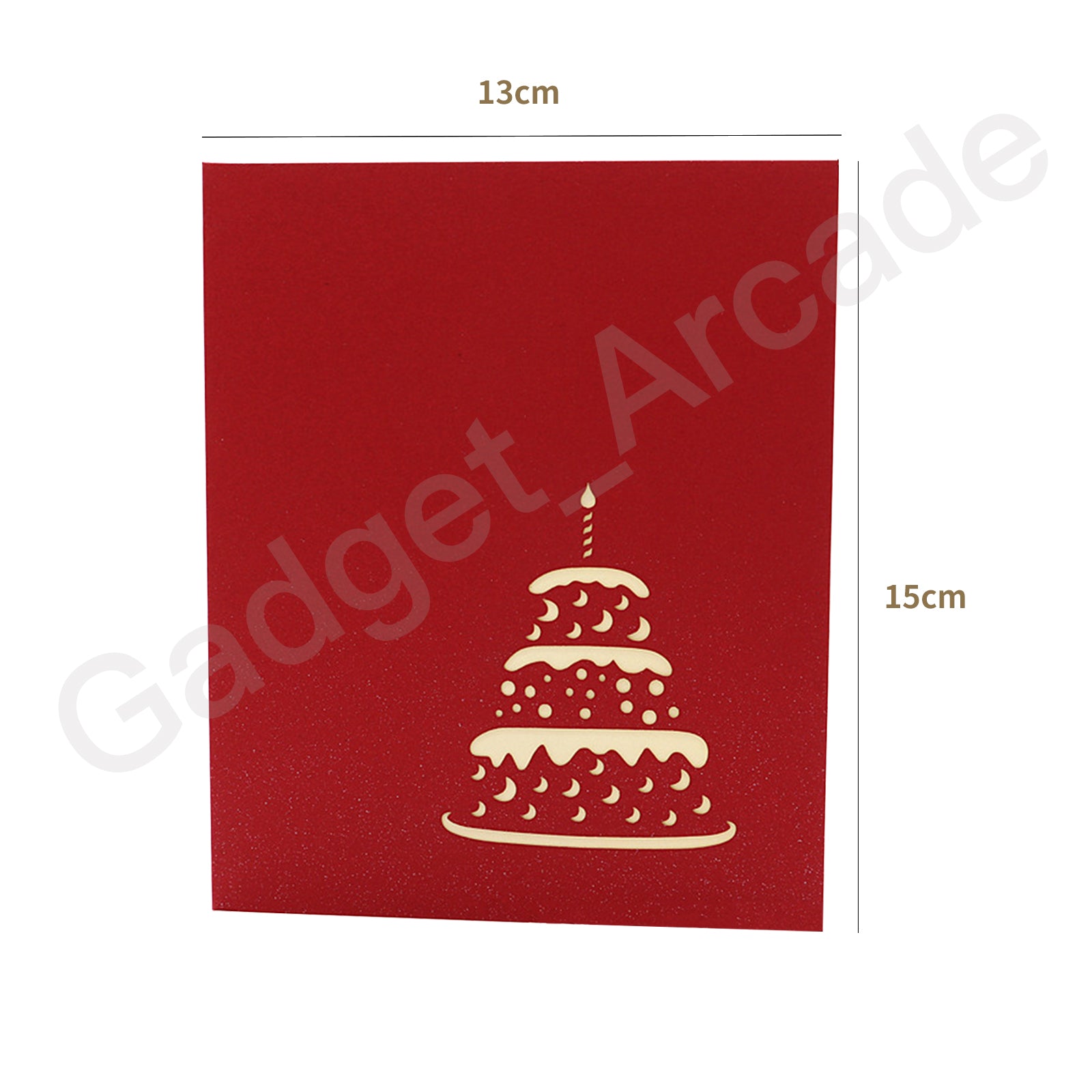 2 Pcs 3D Birthday Card Creative Gift Greeting Pop Up Happy Handmade AU Stock - Gadget arcade