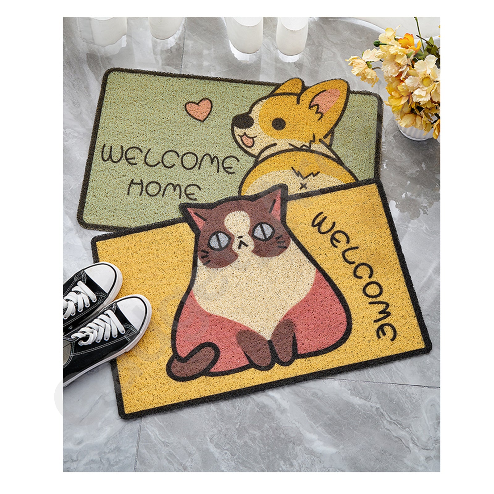 Anti Slip PVC Creative Shower Bathroom Door Mats - Gadget arcade