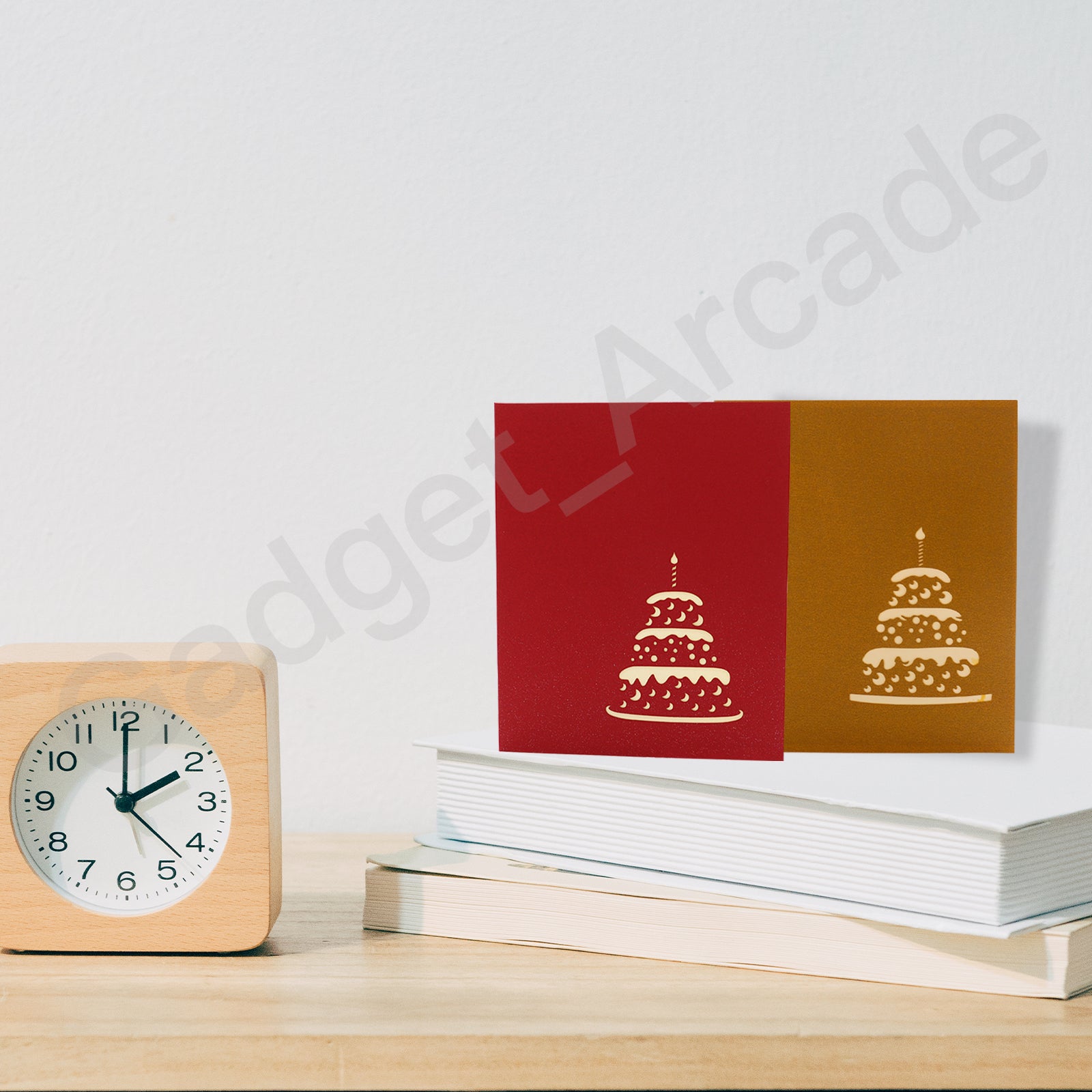2 Pcs 3D Birthday Card Creative Gift Greeting Pop Up Happy Handmade AU Stock - Gadget arcade