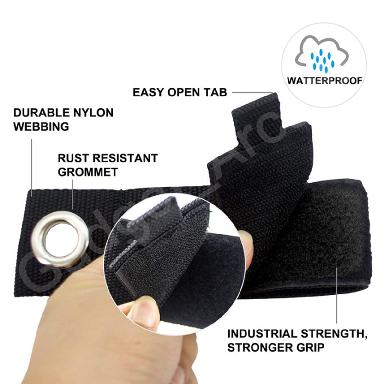 G.A. Heavy-Duty Loop Strap Cable Hose Garage Tools Organizer Gift for Him Tradie - Gadget arcade