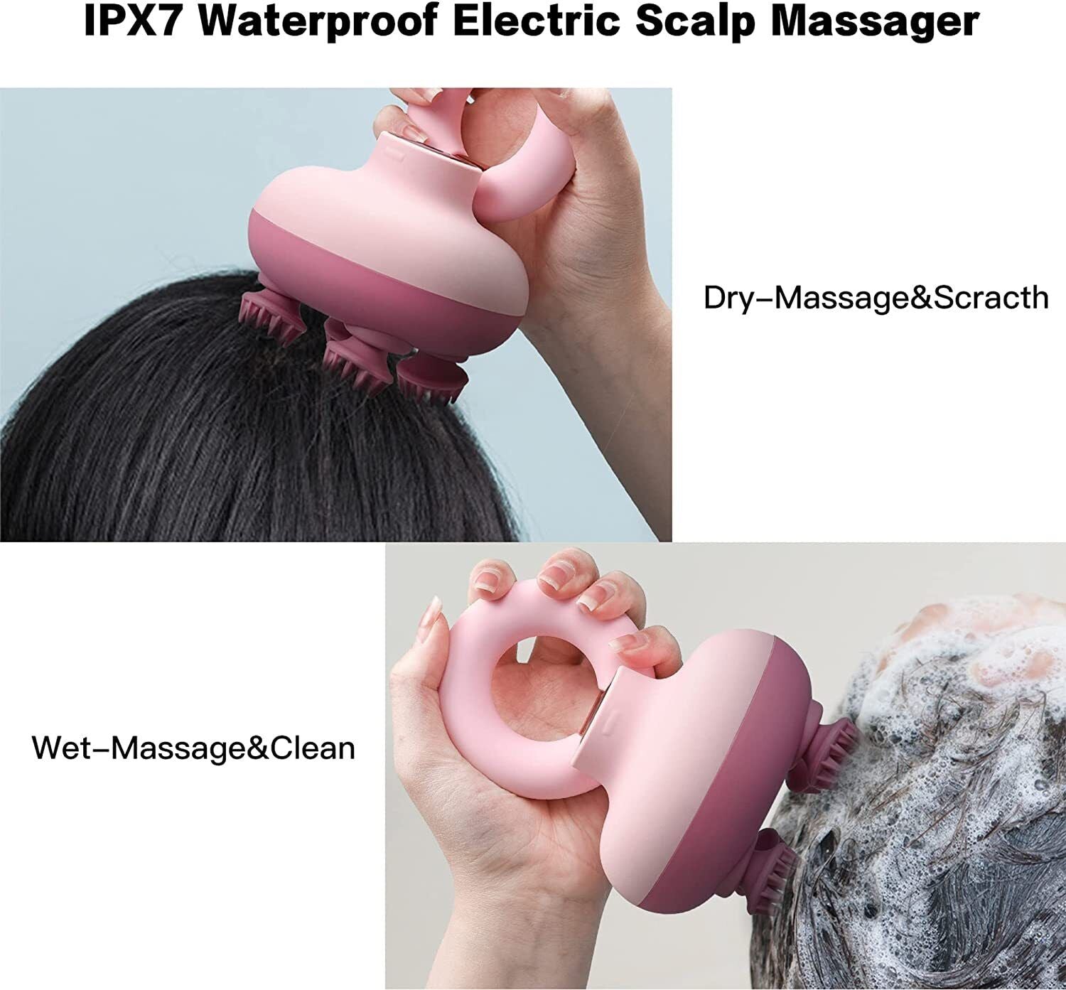 Blaupunkt Cat Massager Sapphire Pink Hair Scalp Massage Germany