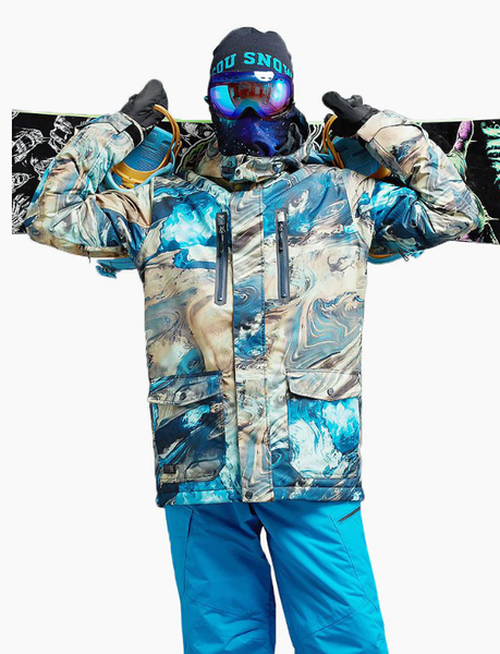 Men's Winter Sport Threads Universe Blue Jacket - HIS SET- 2023