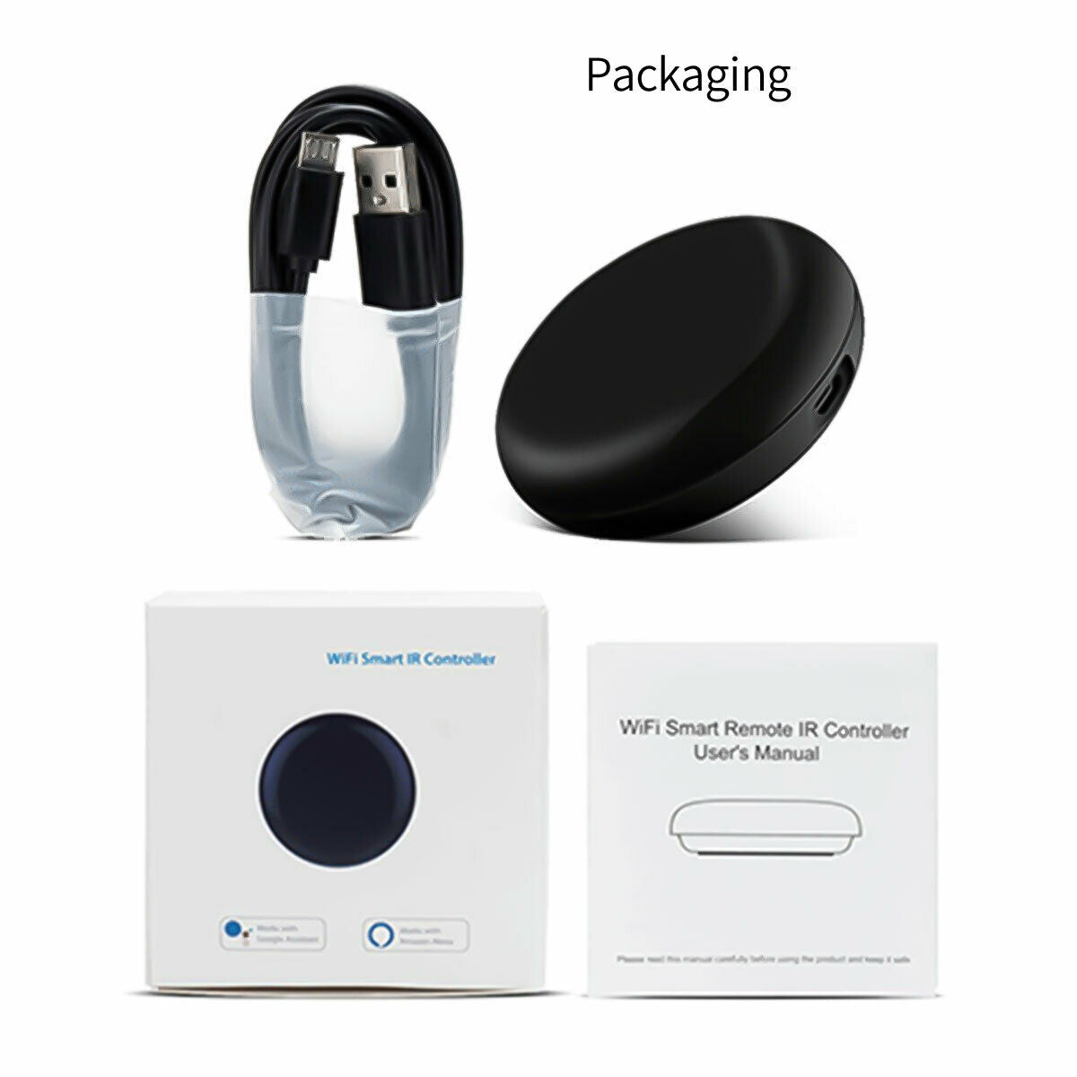 智能家居 WiFi 红外遥控器 Comp. Alexa Google App 控制电视盒空调