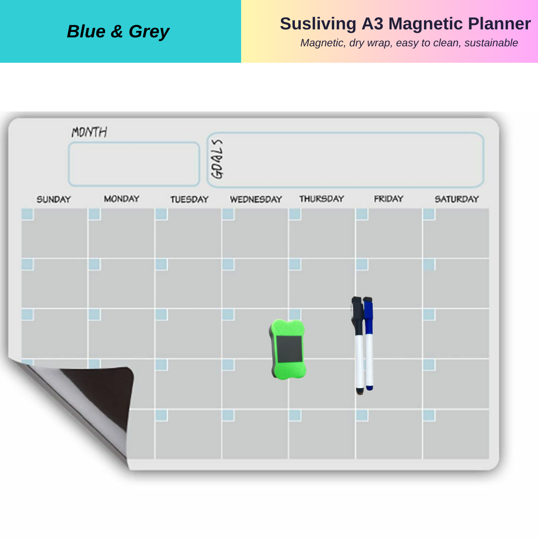 Classic Fridge Door Planner Reusable Calendar Marker Set