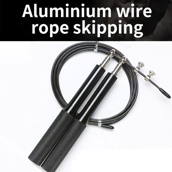 3.0 m Adjustable Steel Skipping Jump Rope Speed Cardio Weight Loss Exercise - Gadget arcade