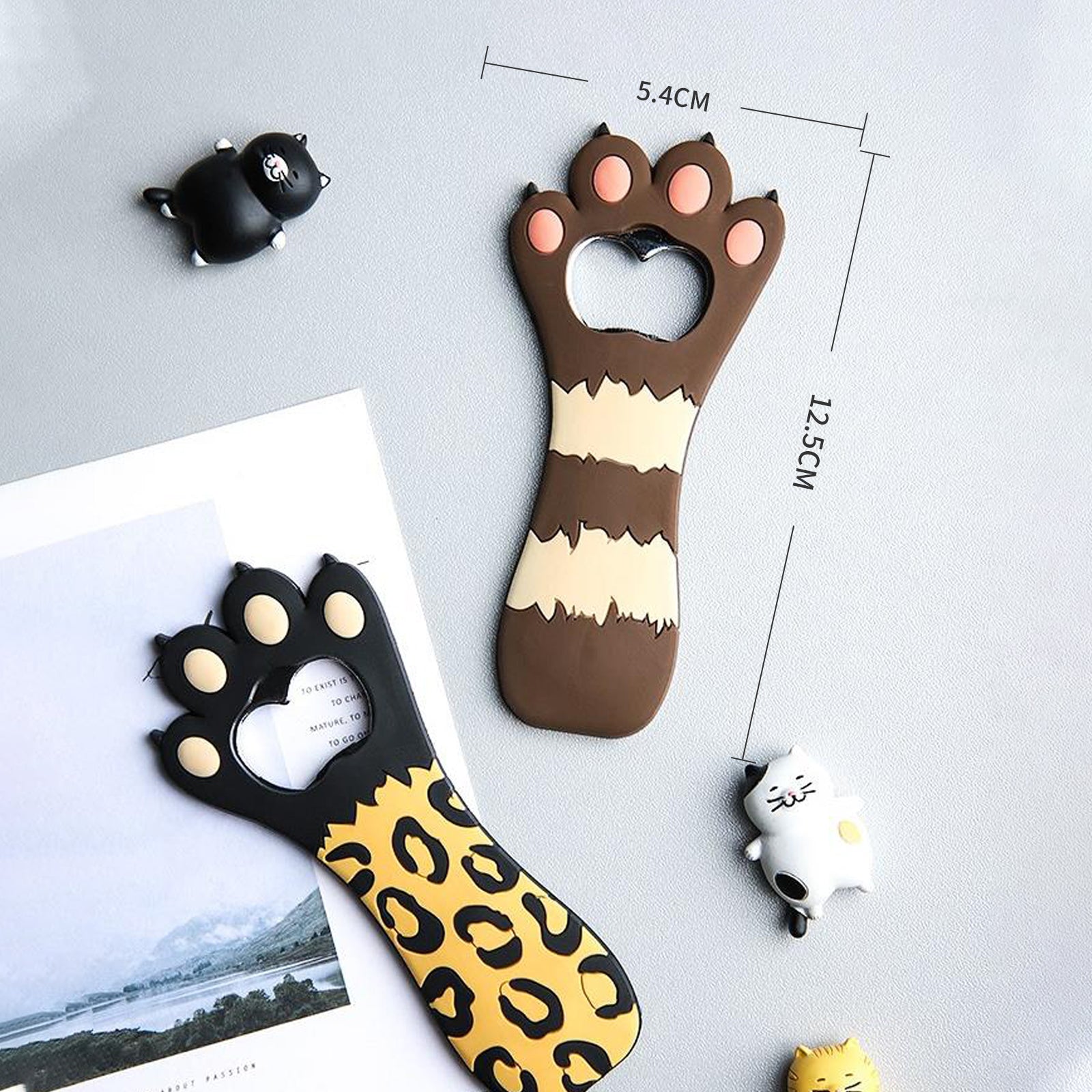 Fridge Magnets Cat Animal Bottle Opener - Gadget arcade