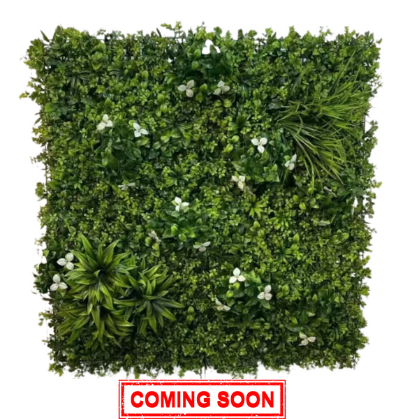 Designer Evergreen Faux Vertical Garden Wall Artificial Grass Panel