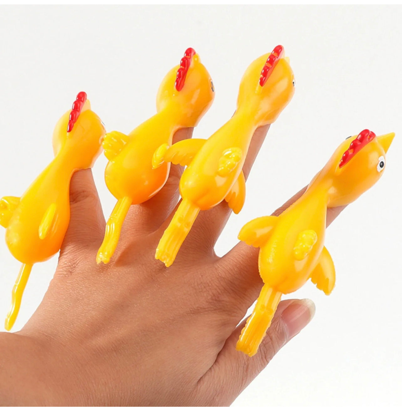 Stress relief Stretchy Chick Fidget Flying Slingshot 25 pcs pack