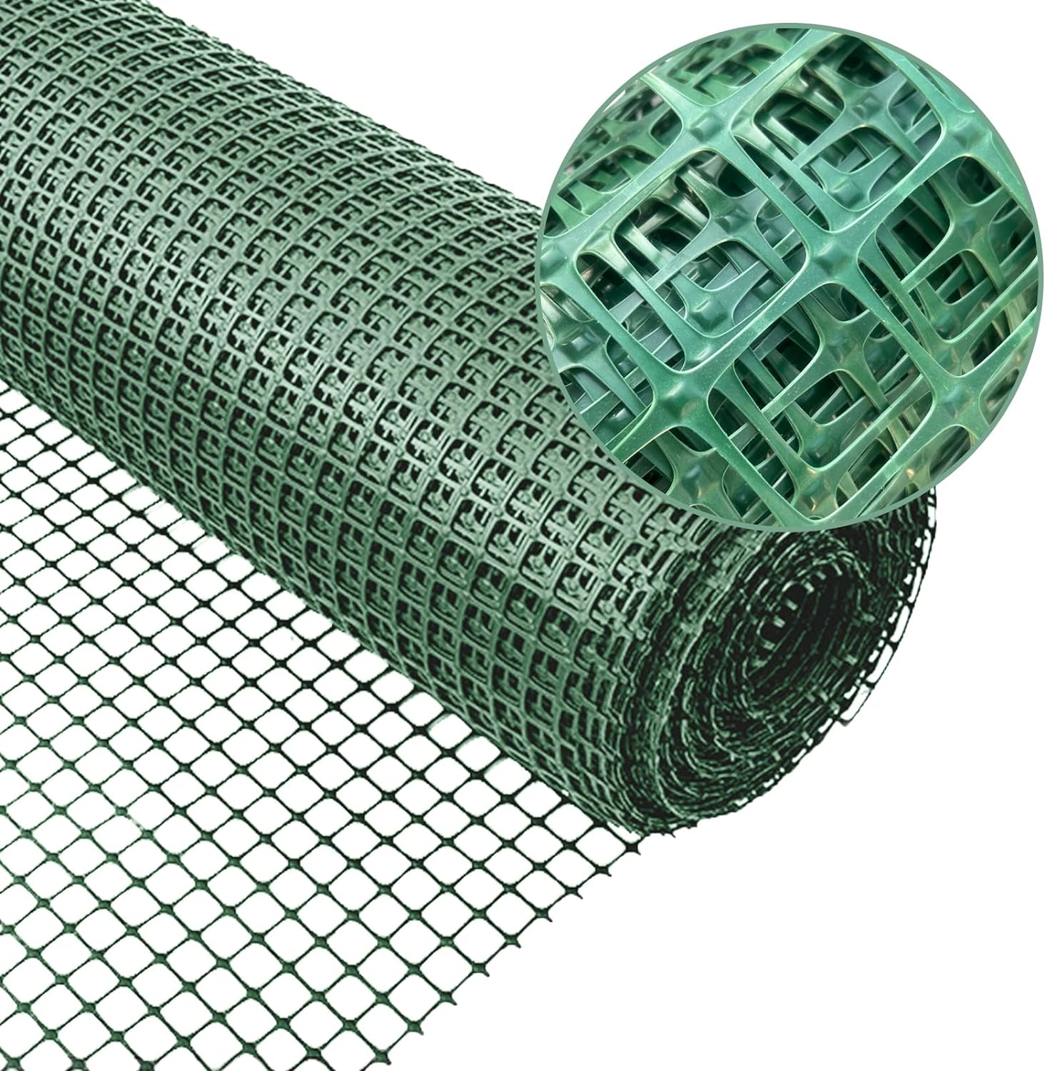 Plastic Garden Fencing 96cm x 35mm x35mm PVC Coated Fence Mesh Artificial Grass Grid