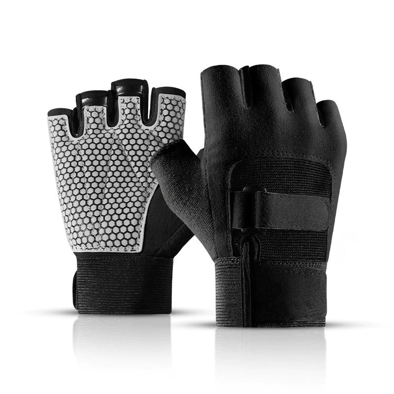 Dumbbell Partner Half Finger Fitness Weight Lifting Crossfit Half Finger Gloves