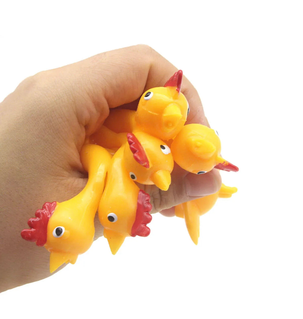 Stress relief Stretchy Chick Fidget Flying Slingshot 25 pcs pack