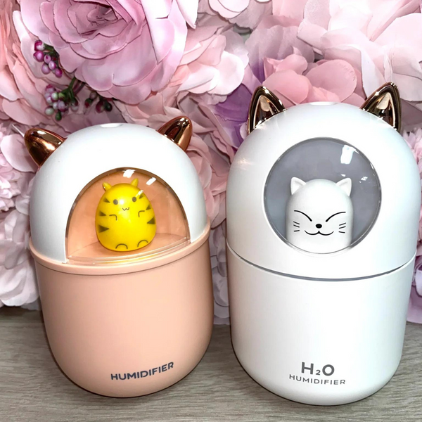 Cute Aromatherapy H2O Air Diffuser Purifier LED Light Animal Shape