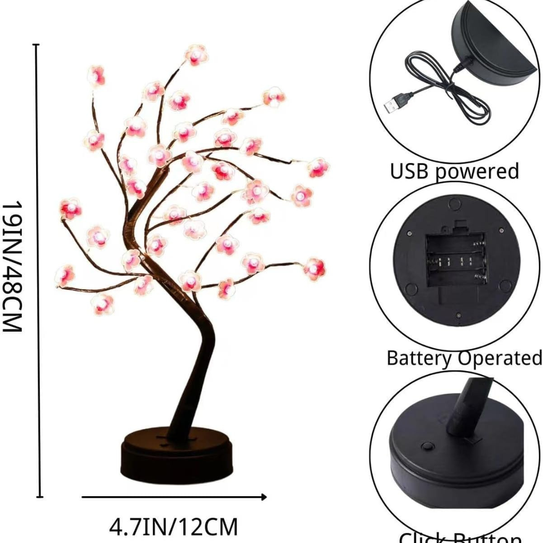 Plum Flower Twinkle Tree Light