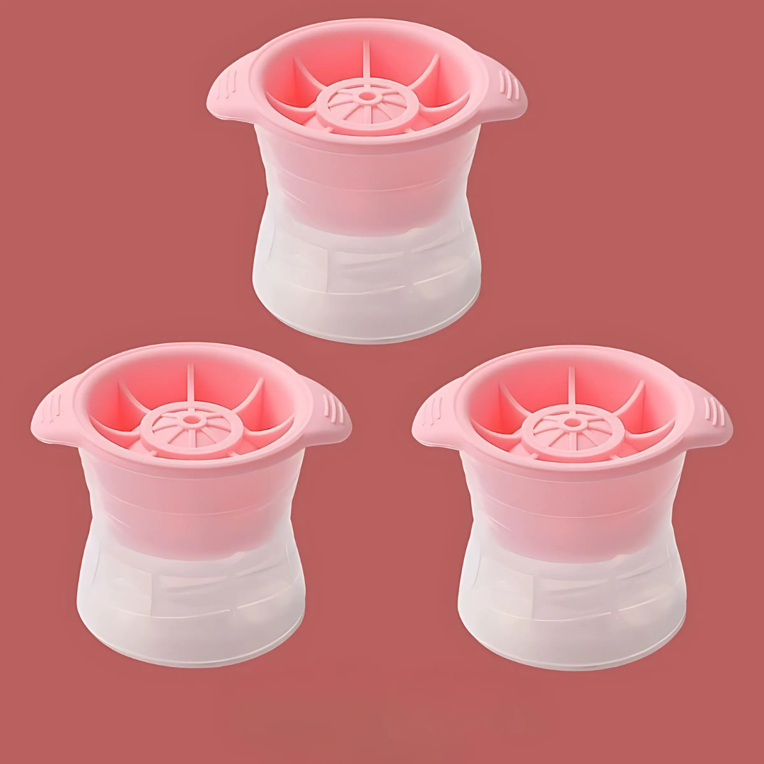 Bartender's Choice Old Fashioned Cocktail Ice Ball Maker Mould Set Of 3