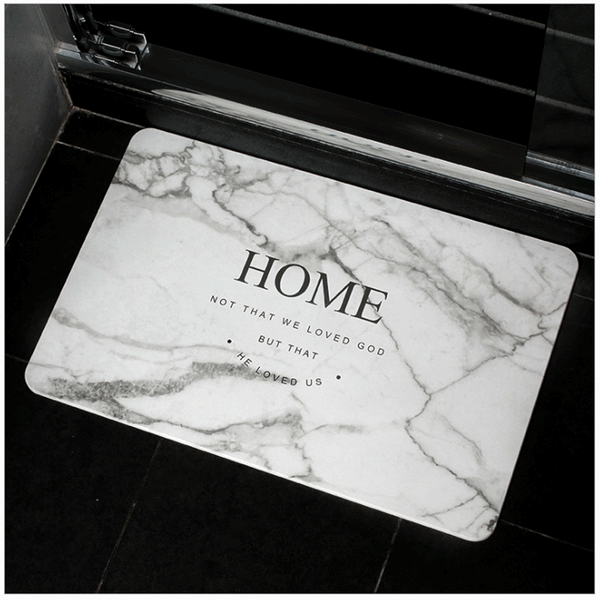 Premium Diatom Floor Bath Mat Fast Drying Solid- Home