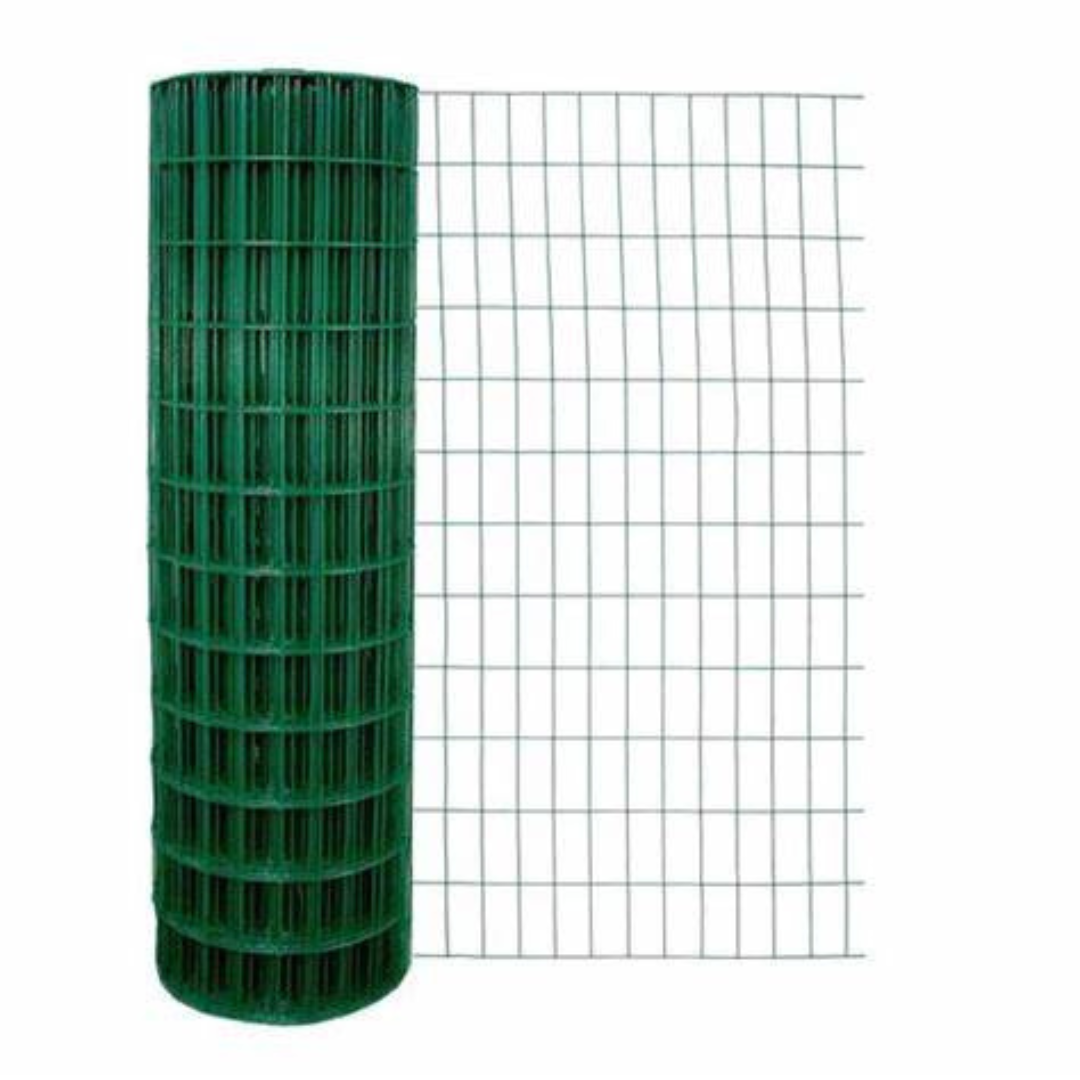 Plastic Garden Fencing 96cm x 35mm x35mm PVC Coated Fence Mesh Artificial Grass Grid